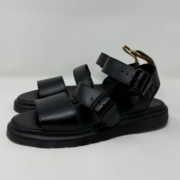 DR. MARTENS Unisex Vegan Gryphon Sandals 45 Men 11 Women 12 Black Faux Leather main image 11